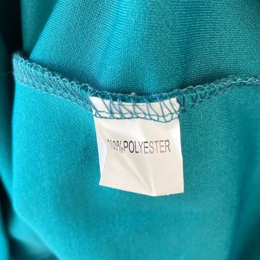 OTEN Blue Midi Dress Size L EUC - Picture 7 of 7